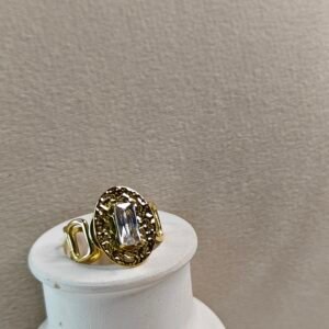 Skarra “Crater Light” Sculpted Gold Ring