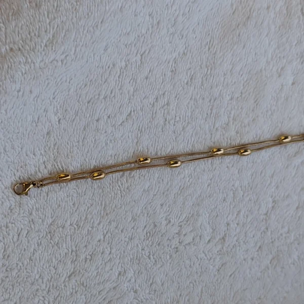 TWO LAYER BEAD BRACELET