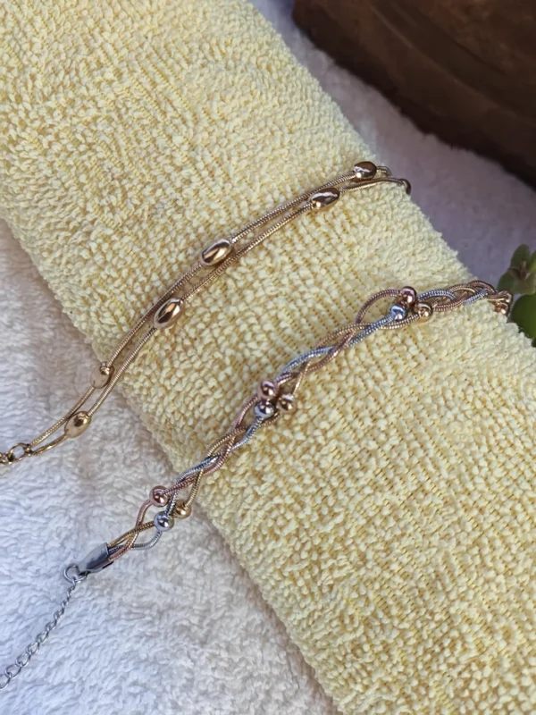 TWO LAYER BEAD BRACELET
