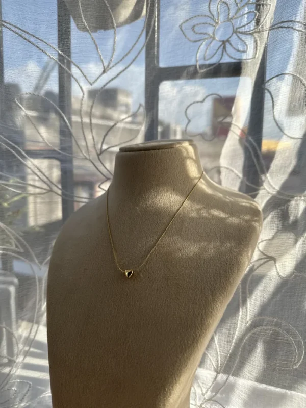 SKARRA TINY HEART NECKLACE