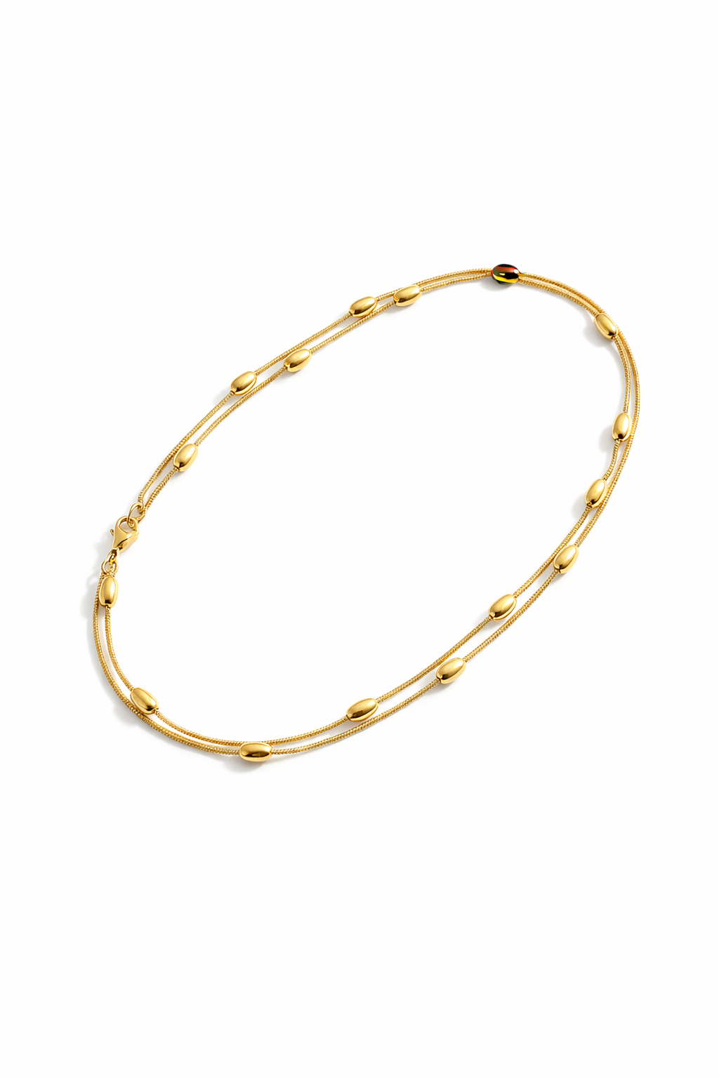 TWO LAYER BEAD BRACELET