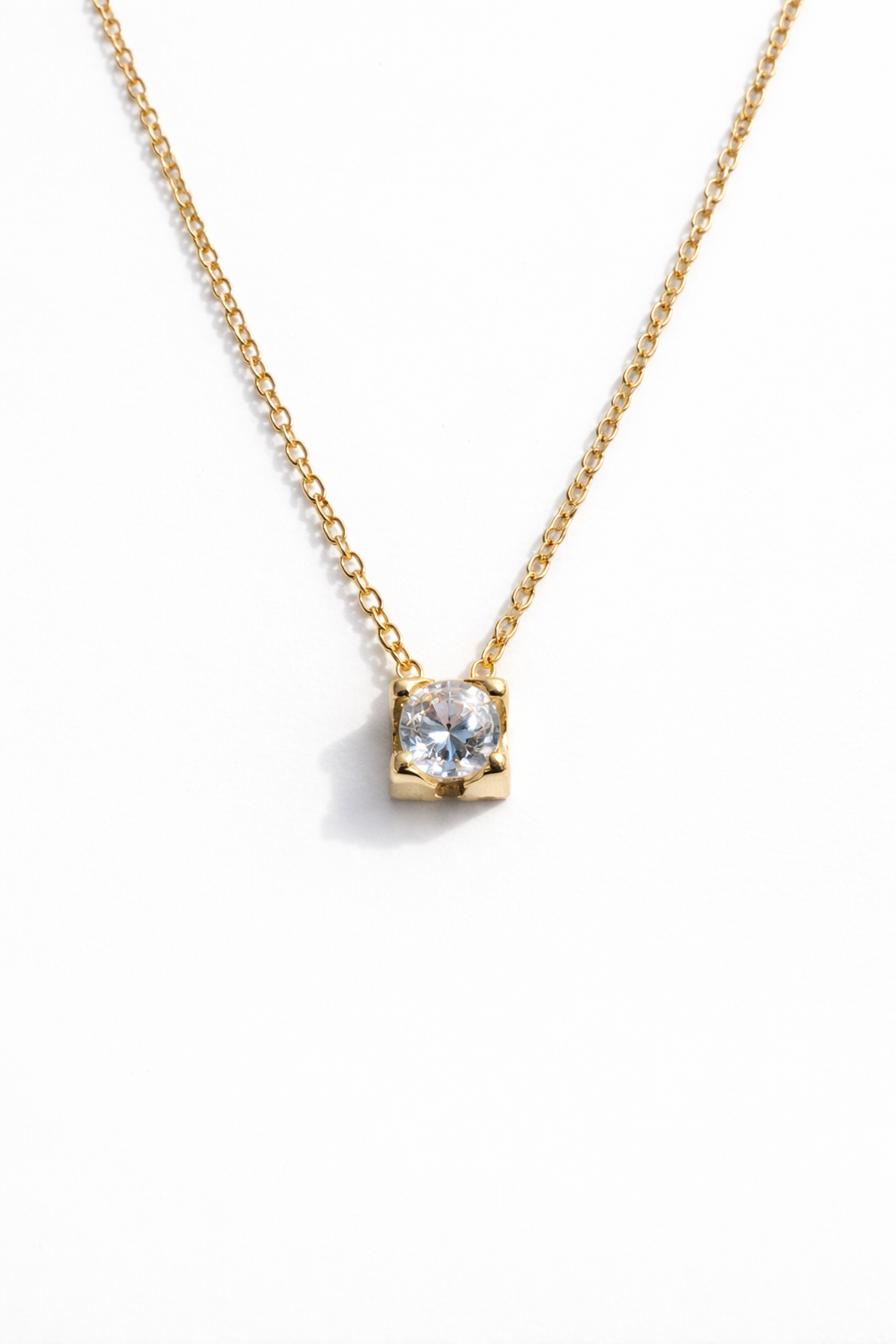 DAINTY STUD NECKLACE