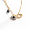 EVIL EYE TRIO NECKLACE