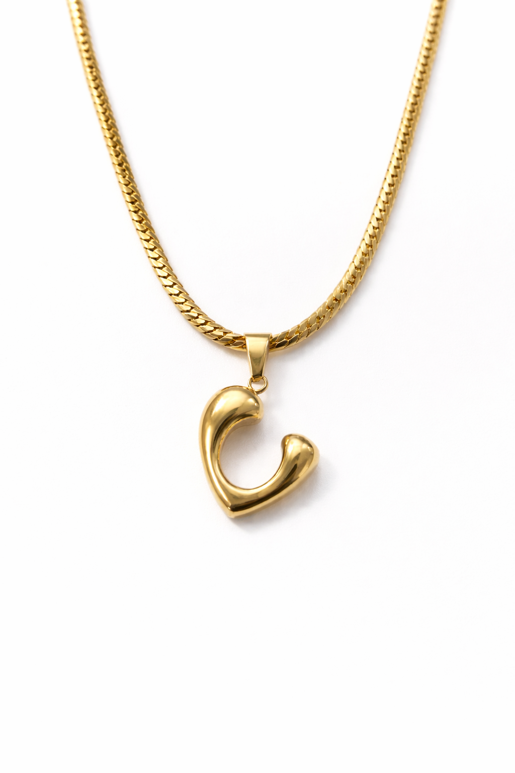 HALF HEART NECKLACE