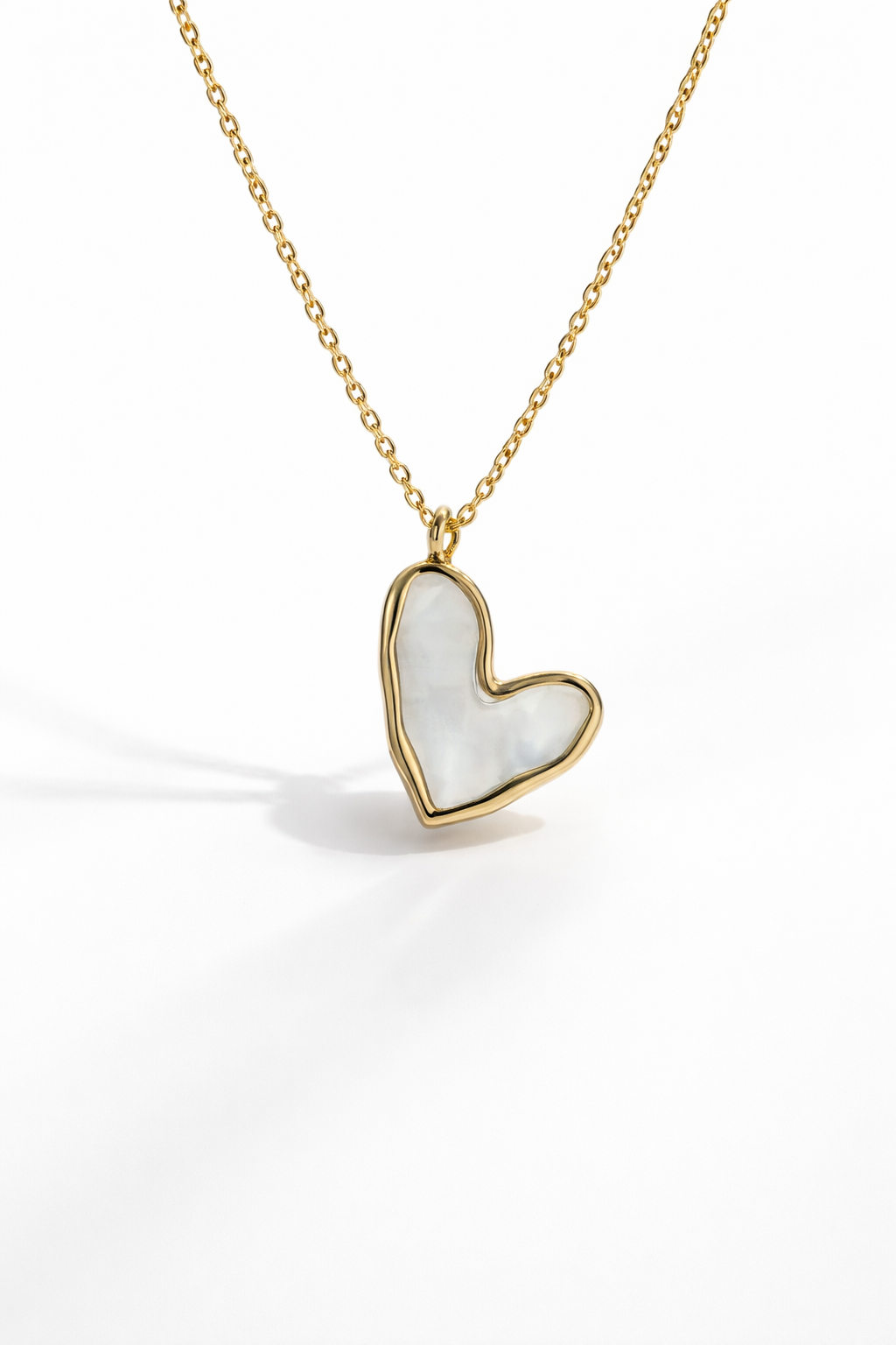 TITLED HEART NECKLACE