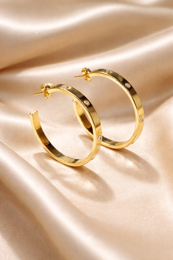 ChatGPT Image Jan 3, 2026, 04_40_30 PM Gilded Arc Hoops – Bold Gold Plated Earrings