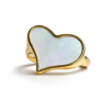 Skarra Iridescent Heart Ring white bg Skarra Iridescent Heart Ring