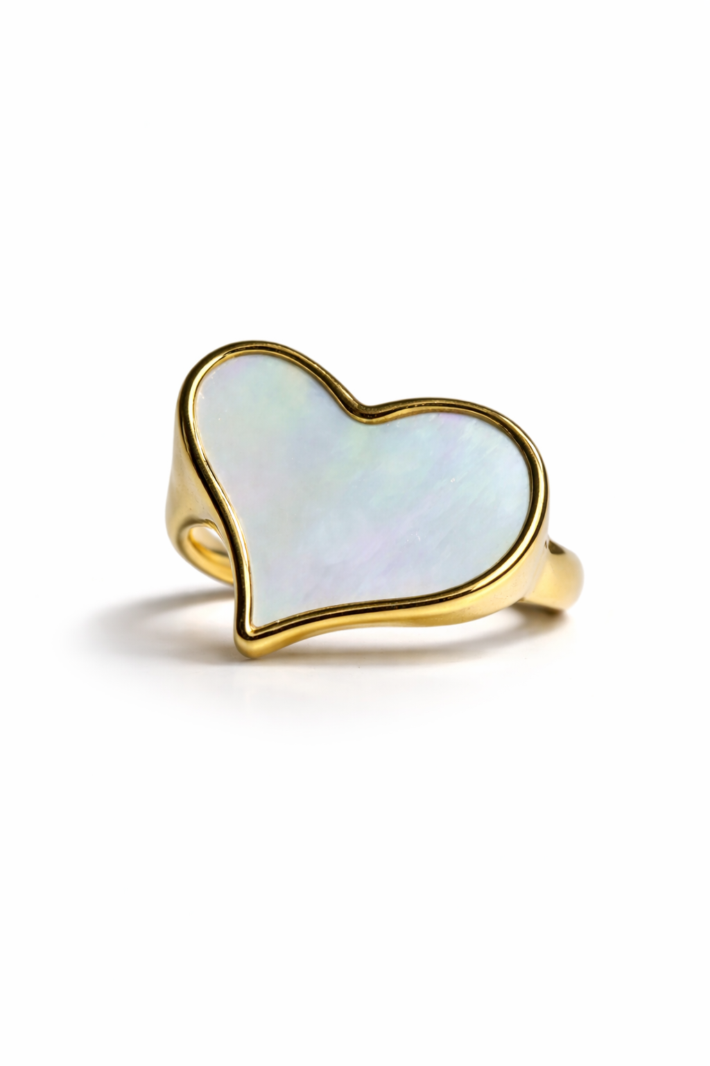 Skarra Iridescent Heart Ring