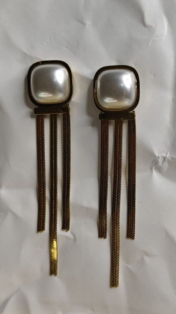 WhatsApp Image 2025-07-08 at 13.46.43 Pearl Accent Gold Tassel Earrings