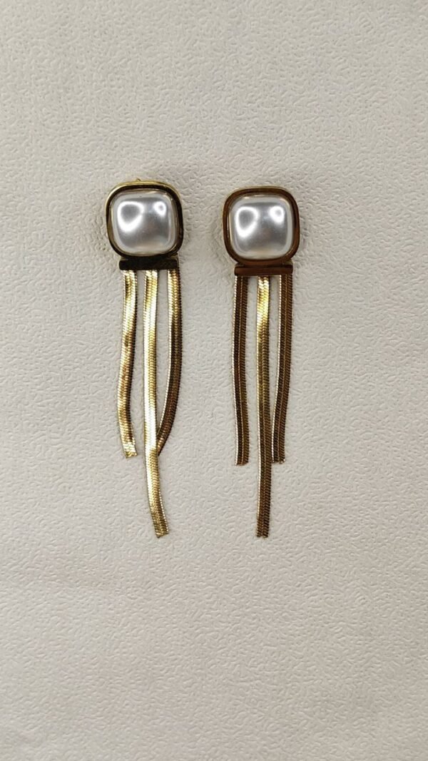 WhatsApp Image 2025-07-08 at 13.46.44 Pearl Accent Gold Tassel Earrings
