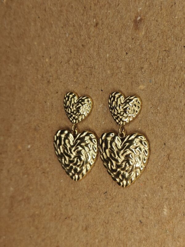 WhatsApp Image 2025-07-08 at 19.10.37 (1) Textured Double Heart Drop Earrings