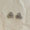 Floral Cluster Diamond-Cut Studs