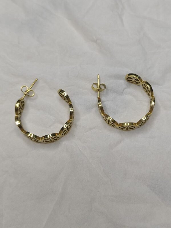 WhatsApp Image 2025-07-08 at 19.22.14 (1) Noor Gold-Plated Filigree Hoop Earrings