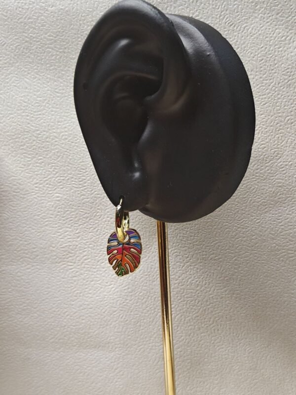 WhatsApp Image 2025-07-08 at 19.27.49 Tropica Leaf Drops – Multicolor Enamel Earrings