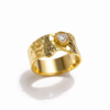 skarra molten crest gold-plated ring white bg Skarra Molten Crest Gold-Plated Ring